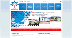 Desktop Screenshot of novamedica.com